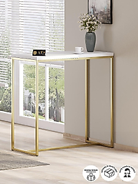 Bar Masası & Mutfak Adası  Gold Beyaz
