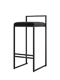 Bar Sandelyesi Siyah Siyah