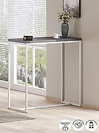 Bar Masası & Mutfak Adası Beyaz Antrasit