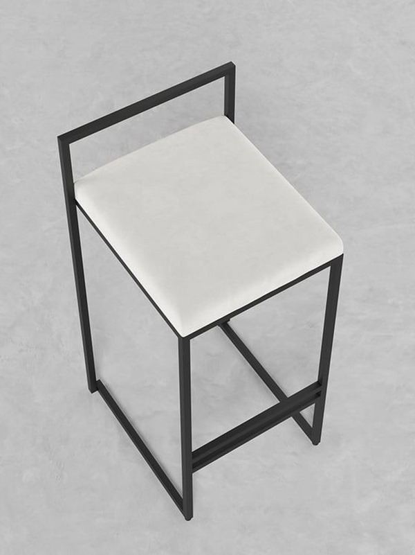 Bar Sandelyesi Siyah Beyaz